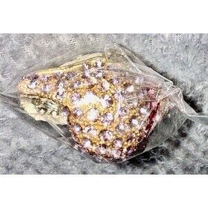 Hinged Enamel Magnetic Jewel Trinket Box Art Form Shell Concha New